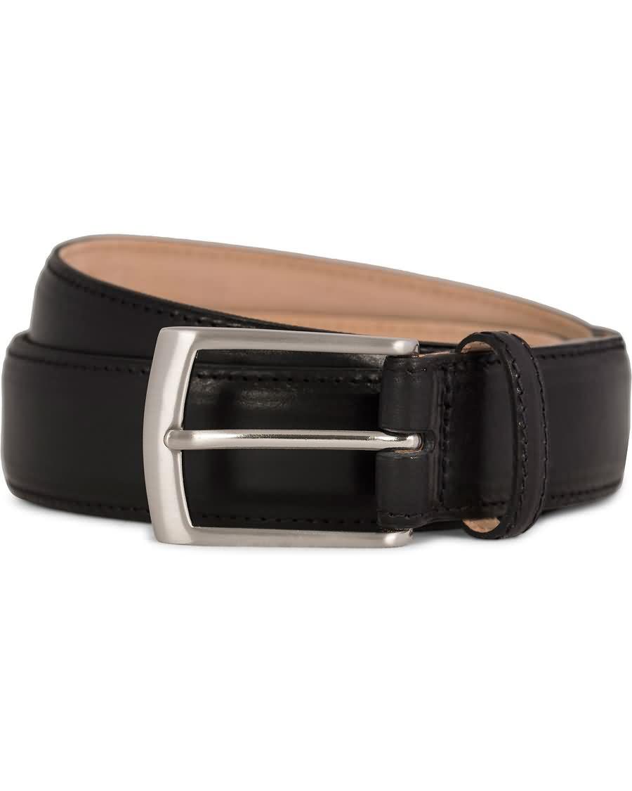 loake 1880 henry leather belt black hnmyh